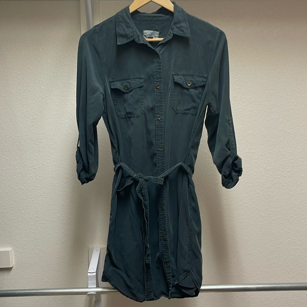 Lyocell shirt dress